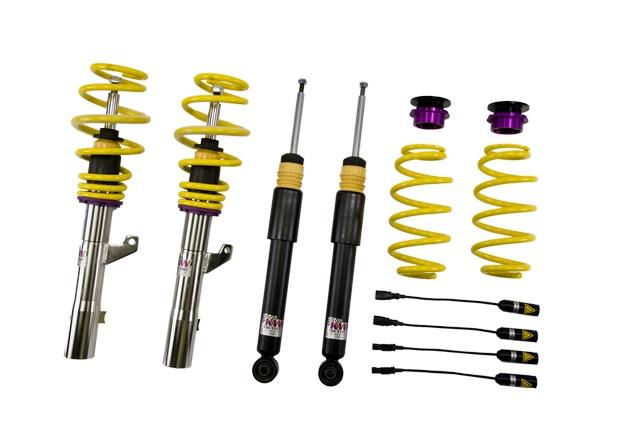 KW Coilover Kit V1 for 03/2003+ Audi A3 Sportback (8PA) w/ Deactivation For Electronic Dampers (1.4 TFSI, 1.6 TDI, 1.8 TFSI +10 more)