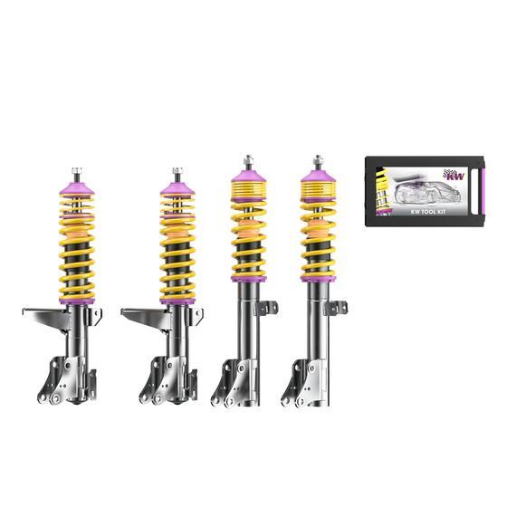 KW Coilover Kit V1 for 06/1989+ Audi 80 (89, 89Q, 8A, B3) (1.8E quattro, 1.8 quattro, 1.8S quattro +11 more)