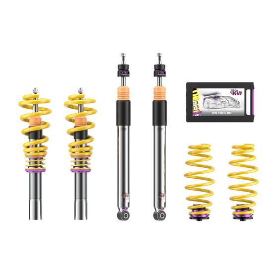 KW Coilover Kit V3 w/ Deactivation For Electronic Dampers - Audi A4 Avant (B8)