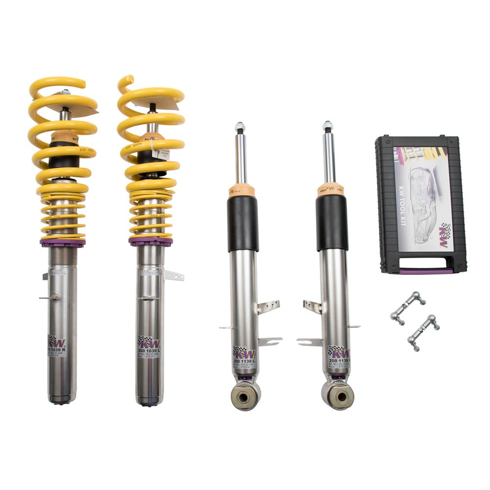 KW Coilover Kit V3 - BMW X5 (F15), BMW X6 (F16) (xDrive30d, xDrive35i, xDrive50i) (electronic dampers must be deactivated, rear air spring retained)