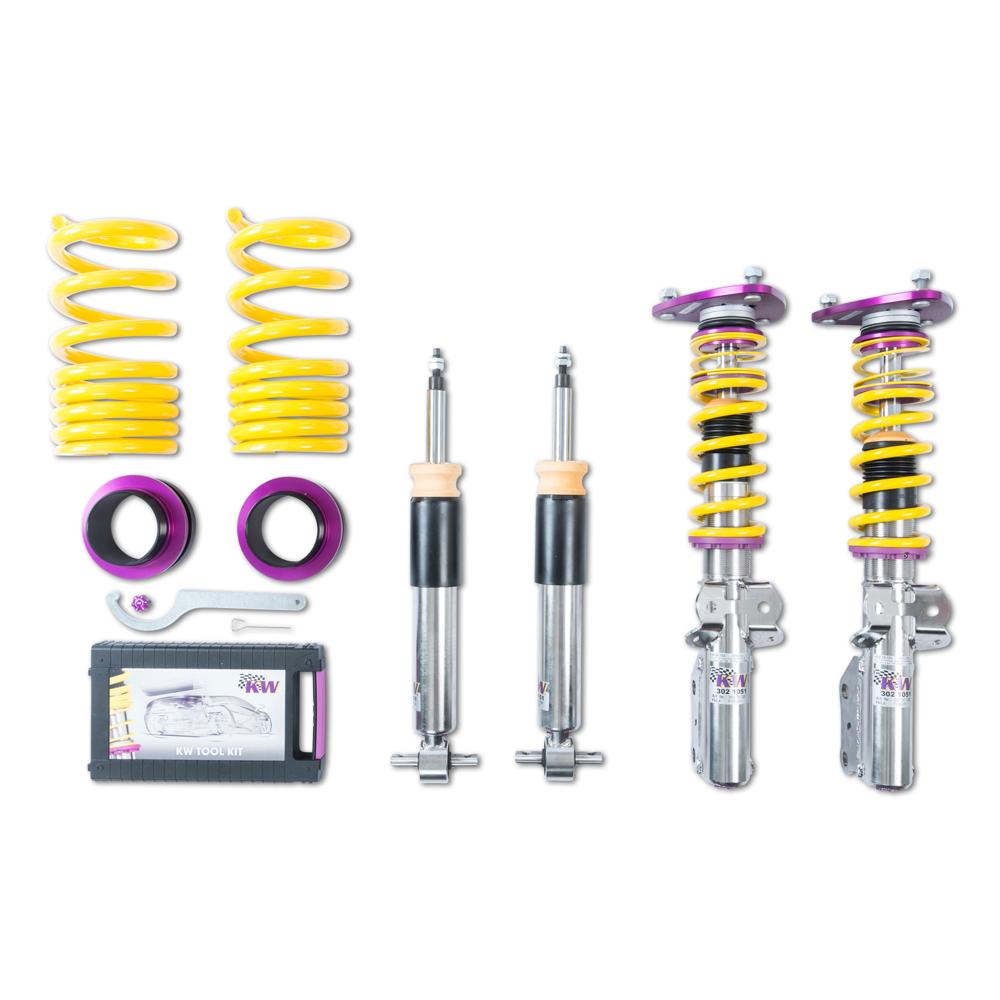 KW Coilover Kit V3 Clubsport w/ Top Mounts - Ford Mustang (S550)