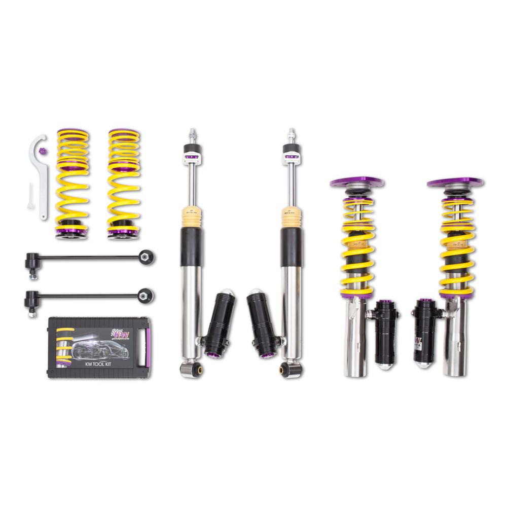 KW Coilover Kit V3 Clubsport w/ FA Top Mounts - Audi A3 (8V)