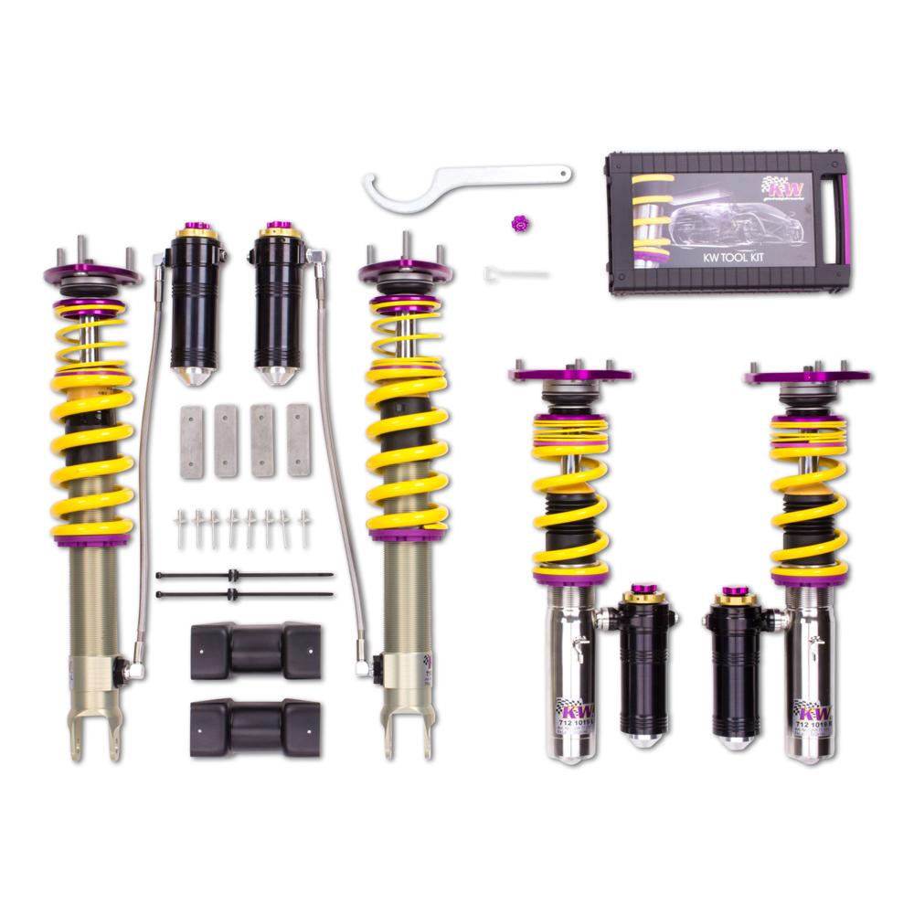 KW Coilover Kit V4 Clubsport w/ Top Mounts - Porsche 911 (991) (Carrera, Carrera 4, Carrera 4 GTS +4 more)