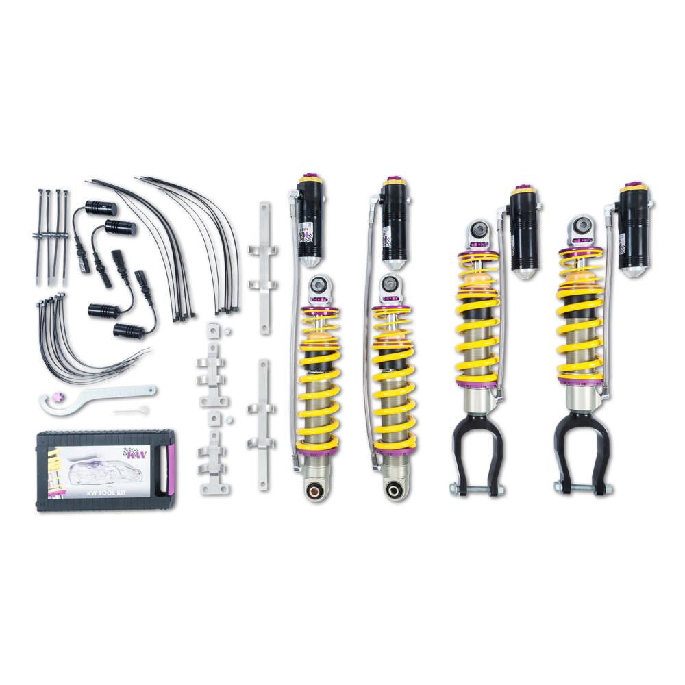 KW Coilover Kit V4 w/ Deactivation For Electronic Dampers - Audi R8 (4S)