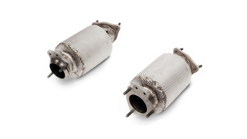 Akrapovic Link Pipe Set w/o Cat (SS) for Chevrolet Corvette Stingray (C8)