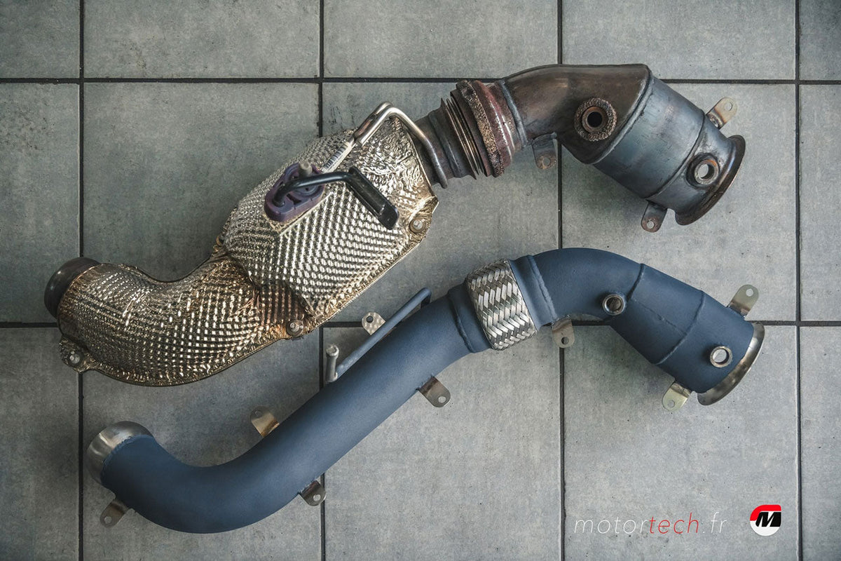 QuickSilver Catalyst Replacement Pipes - McLaren 570GT Ceramic Coated (2016 on)