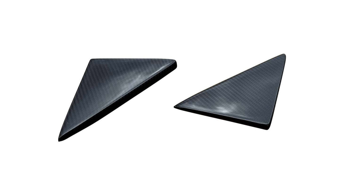 Ferrari SF90 Stradale | Triangle Cover Side Window - Visible Ferrari Carbon