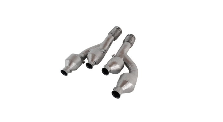 Lamborghini Revuelto | Novitec Sport Metal Catalysts (Set) - Gold plated Inconel