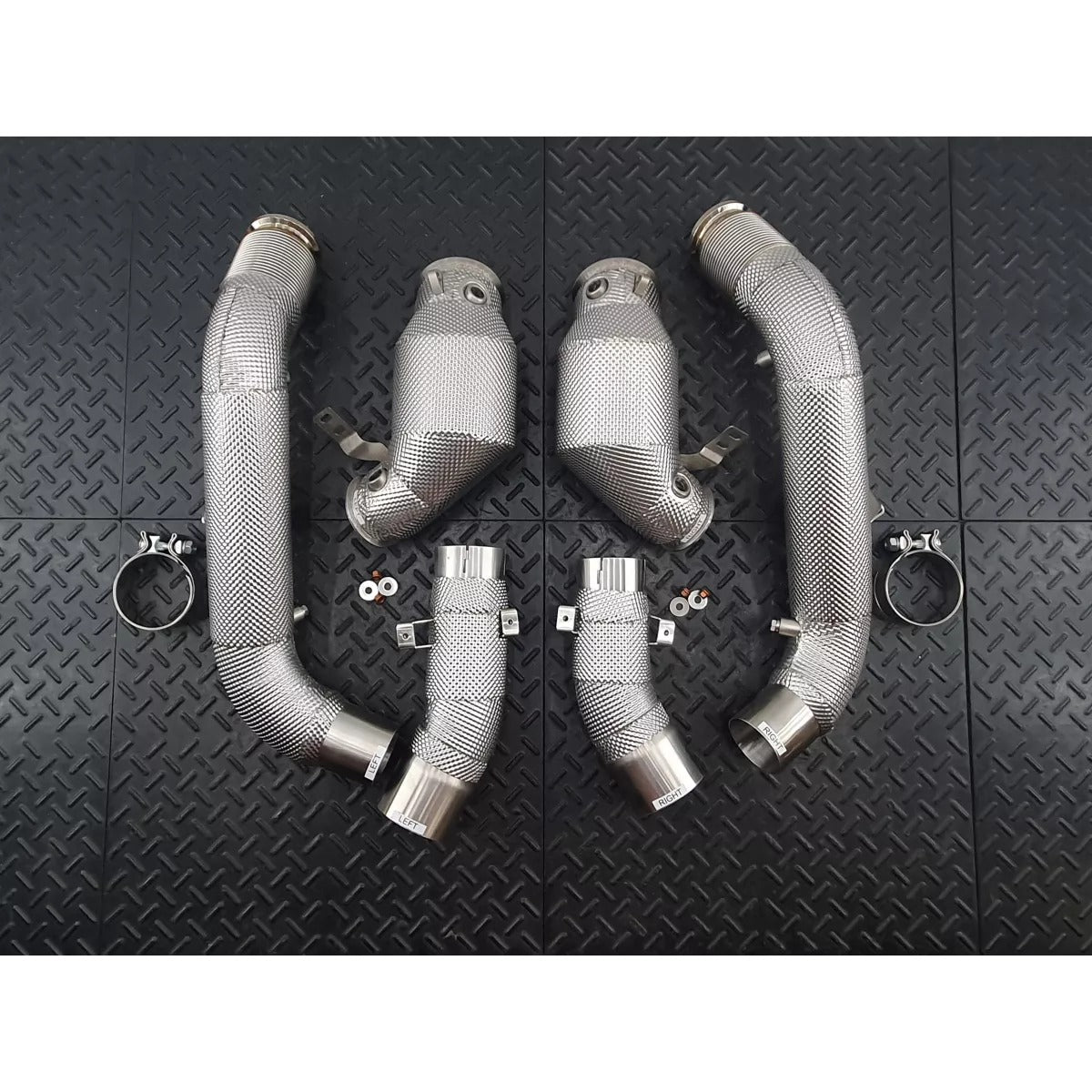 Redstar Range Rover P530/SV 4.4L Complete Downpipes System