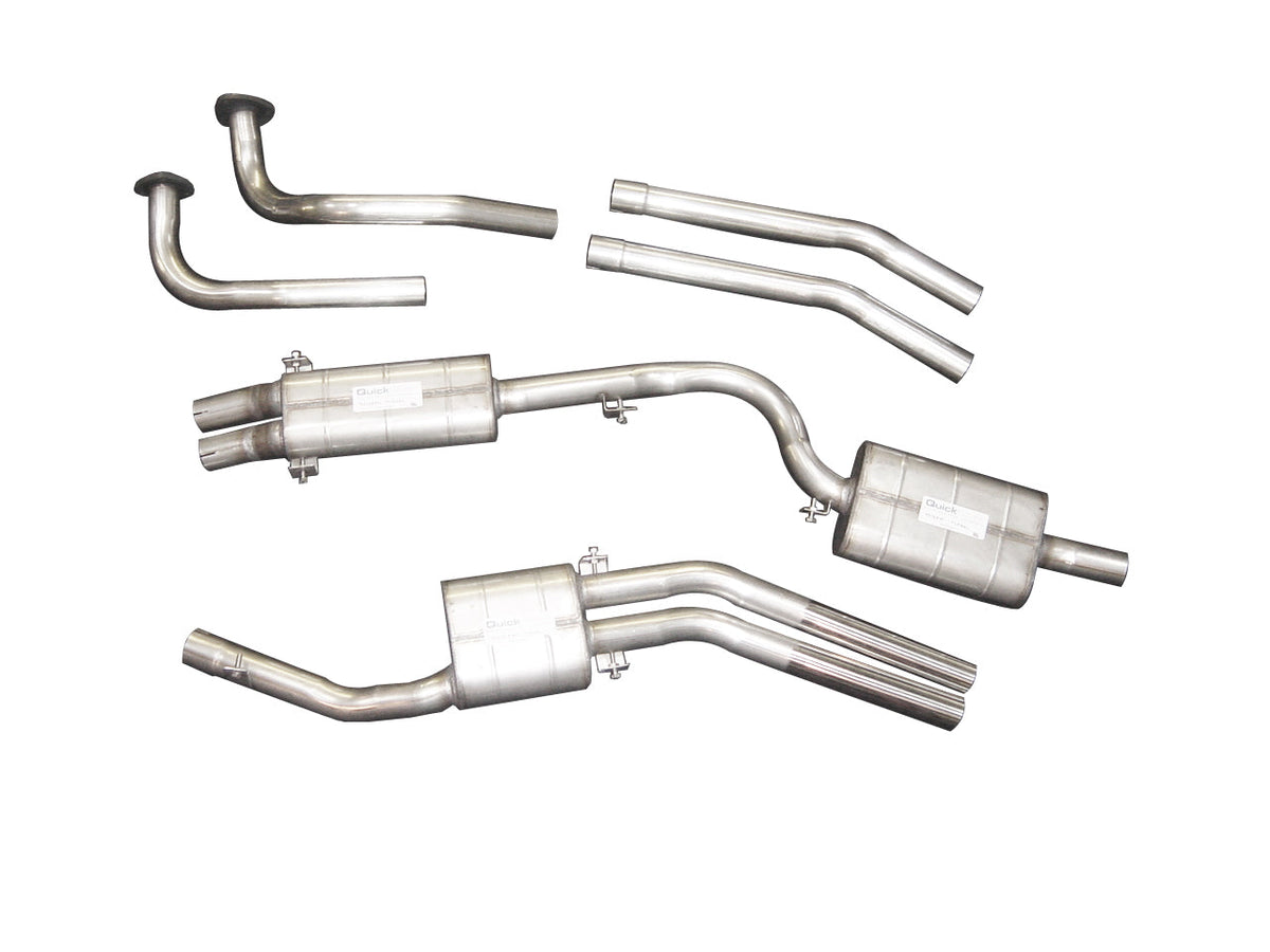 QuickSilver Stainless Steel Exhaust - Maserati Mistral 4000 (inc. Spyder) (1966-1970)