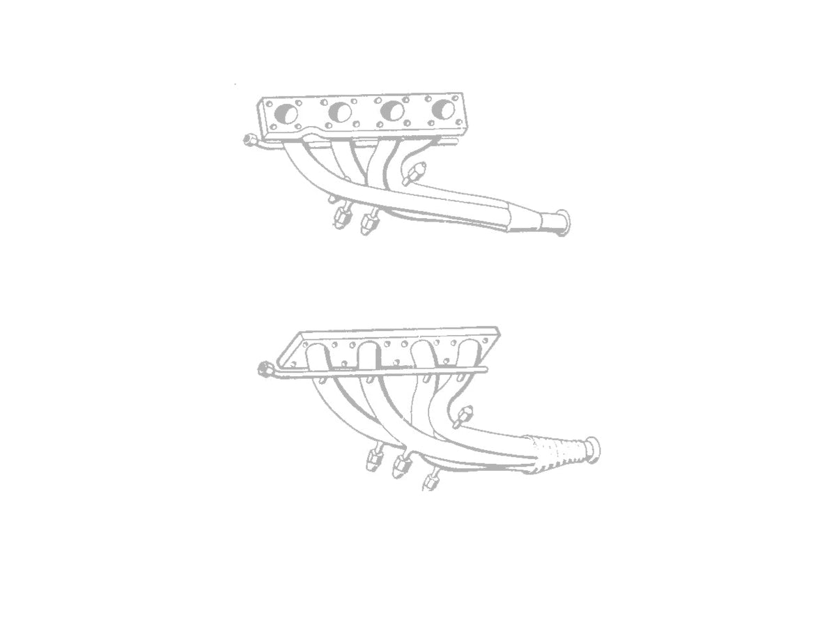 QuickSilver Stainless Steel Manifolds - Maserati Mexico (1966-1973)