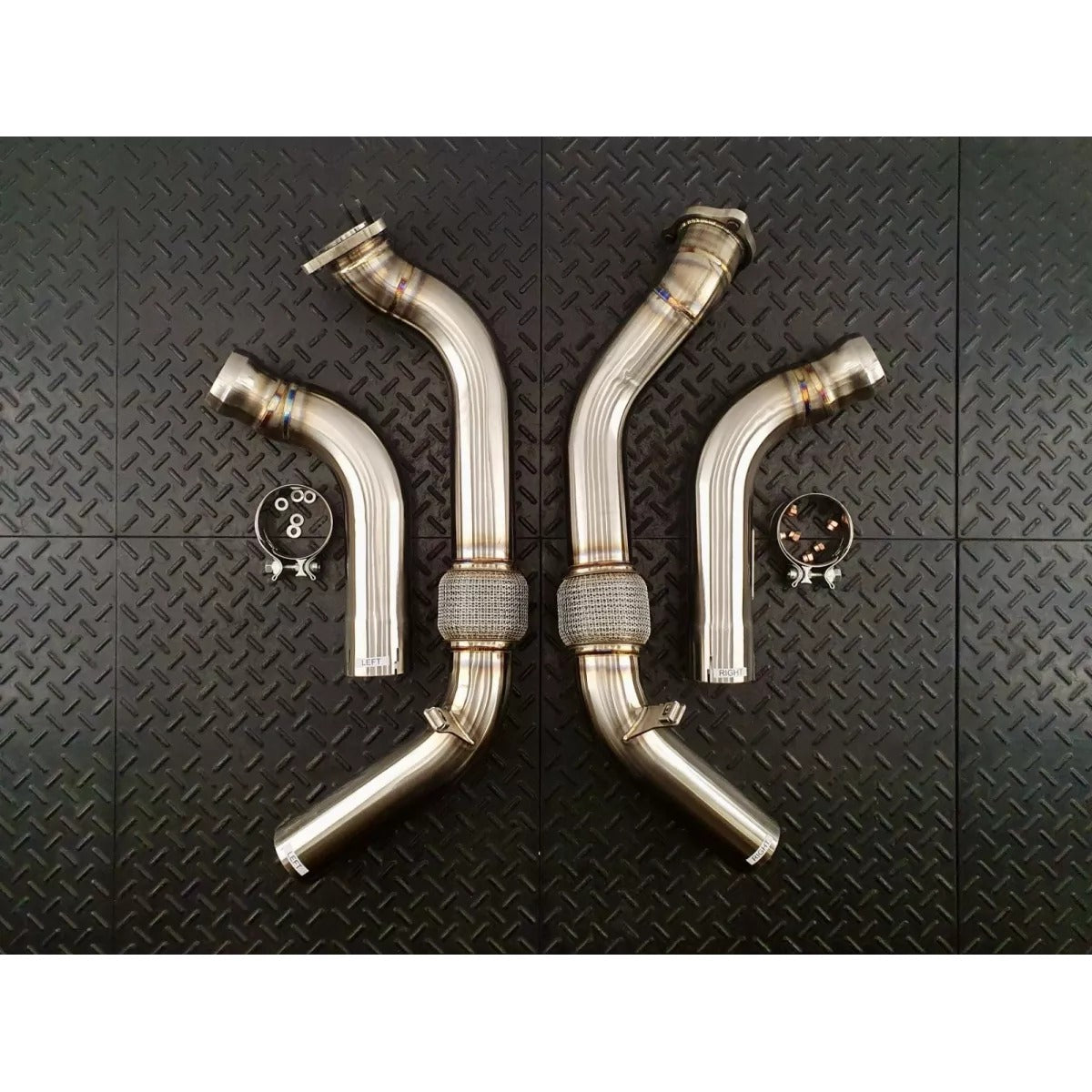 Redstar Porsche 971.1 Panamera 4/4S E-Hybrid Secondary Downpipes
