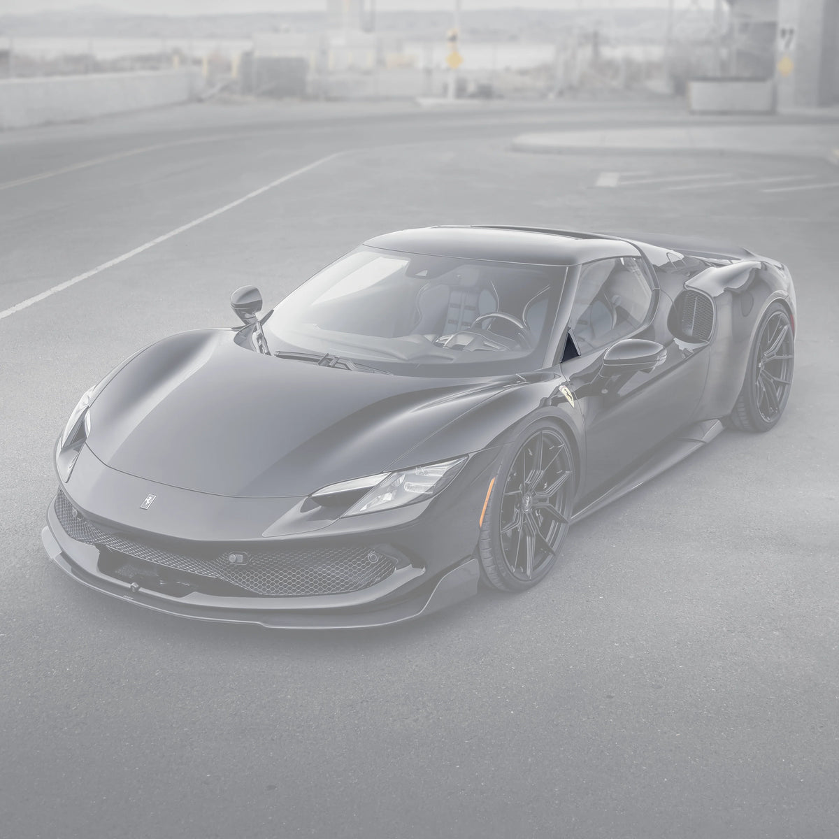 RYFT Carbon Fiber Window Diffusers - Ferrari 296 GTB