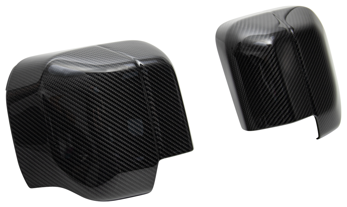 Urban Carbon Fibre Mirror Covers (2x2 Twill) - Land Rover Defender