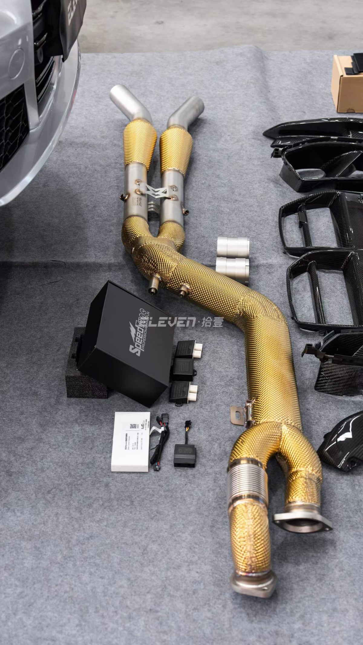 iPE Equal Length Front Pipe and AFC Mid Pipe I - BMW M3 G80 and M4 G82 S58 and M2 G87 S58