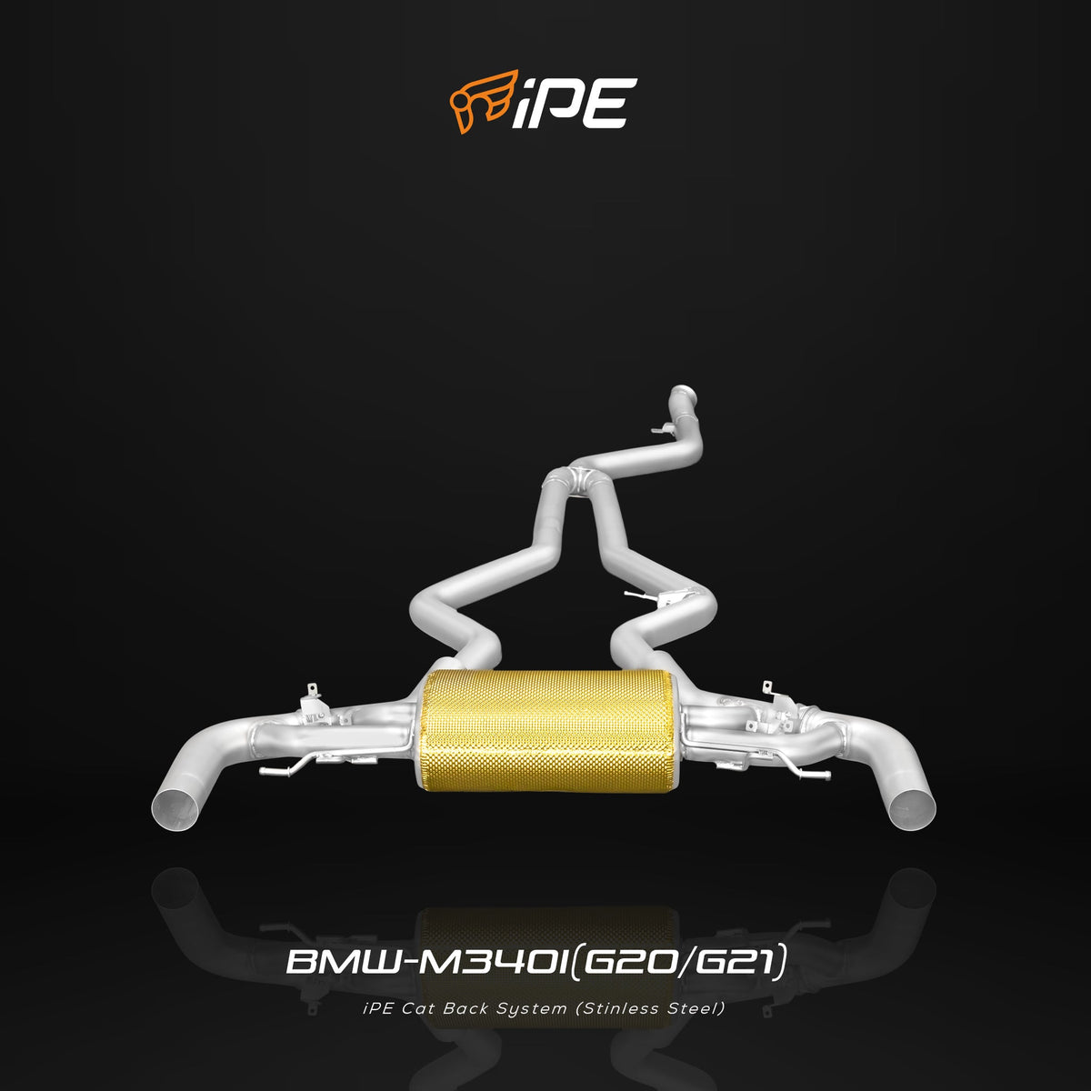 iPE Cat Back System - BMW M340i G20 G21 LCI B58 (With iPE Tips, OPF)