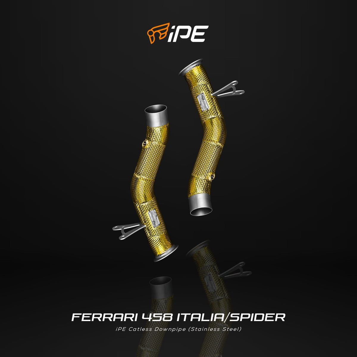 iPE Downpipe - Ferrari 458 Italia and 458 Spider and 458 Speciale