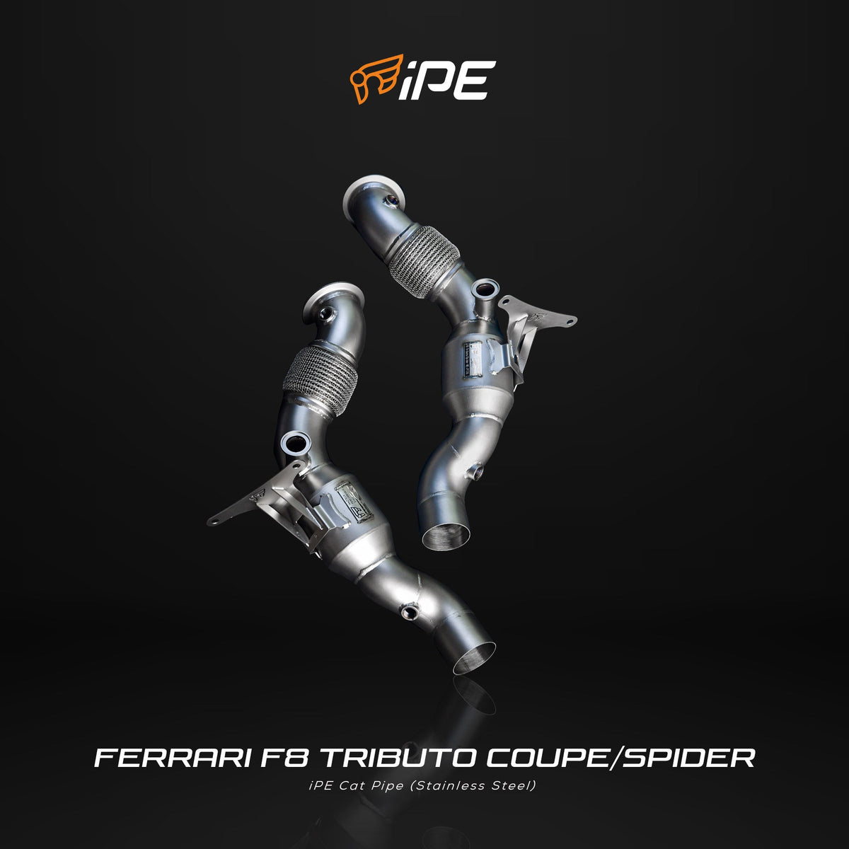 iPE Downpipe - Ferrari F8 Tributo and F8 Spider