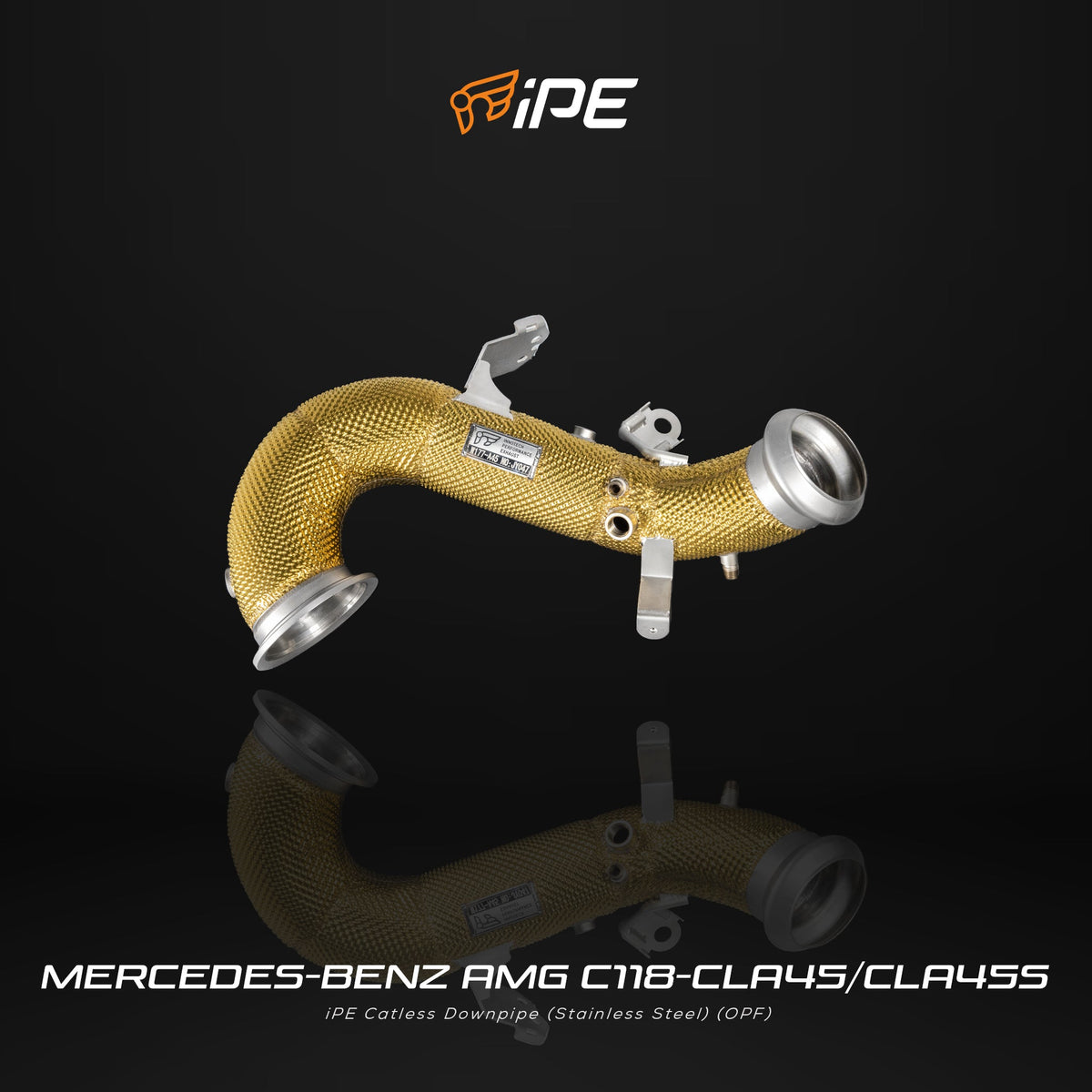 iPE Downpipe - Mercedes-AMG A45 S W177 and Mercedes-AMG CLA45 S C118 and X118