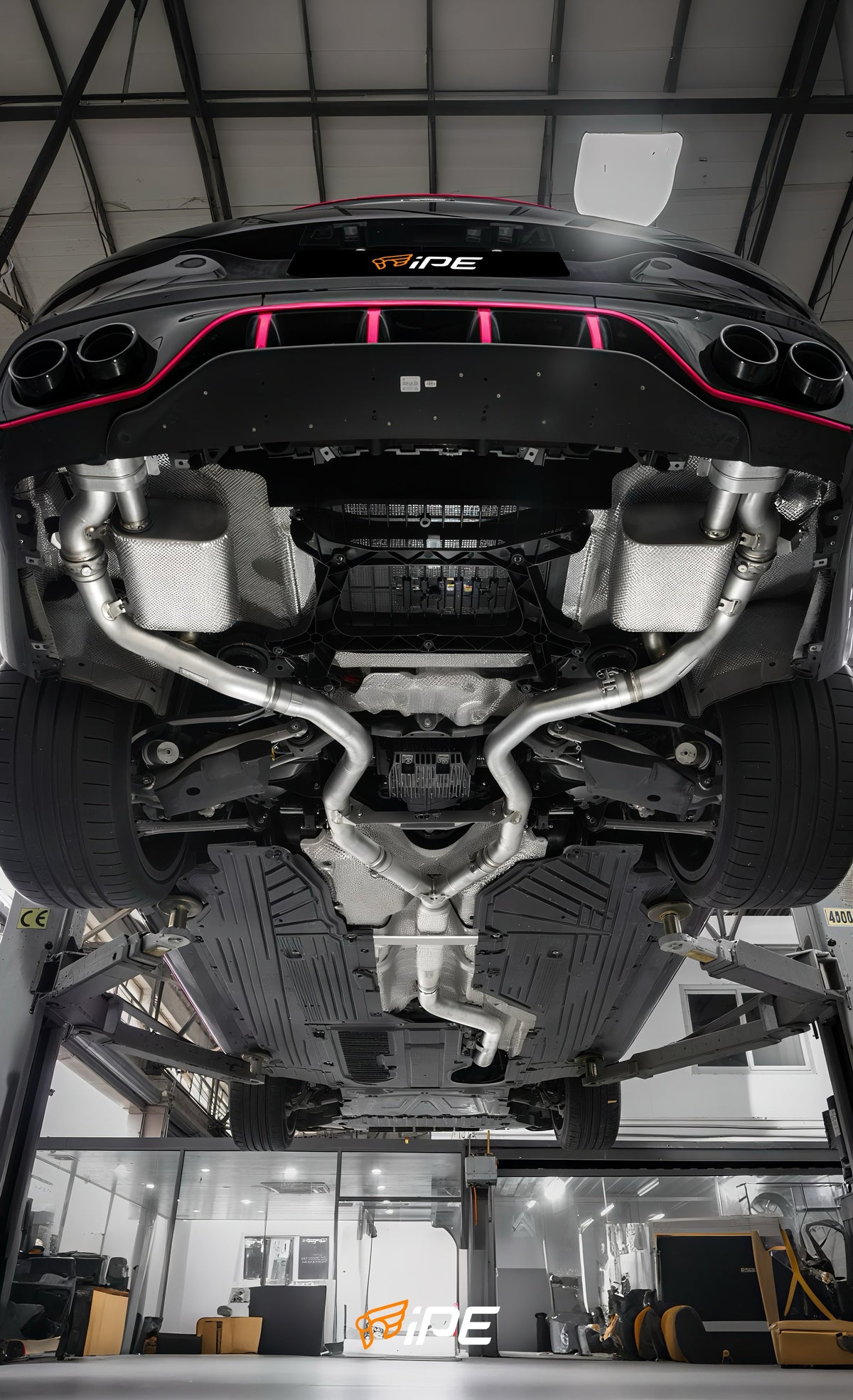 iPE Cat Back System - Mercedes-AMG CLE53 A236 and C236 (Factory control, Non-OPF, OPF, Right Hand Drive)