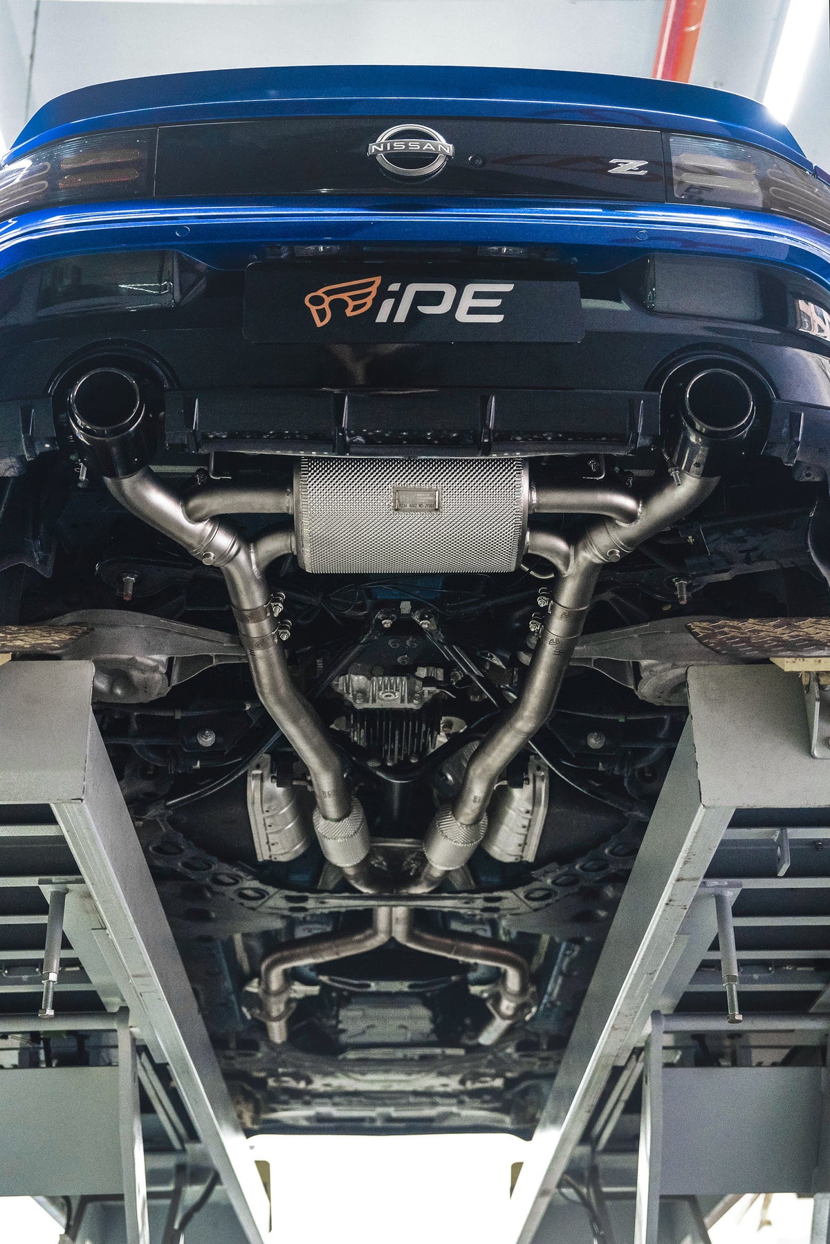 iPE Catless rear section - Nissan Z RZ34