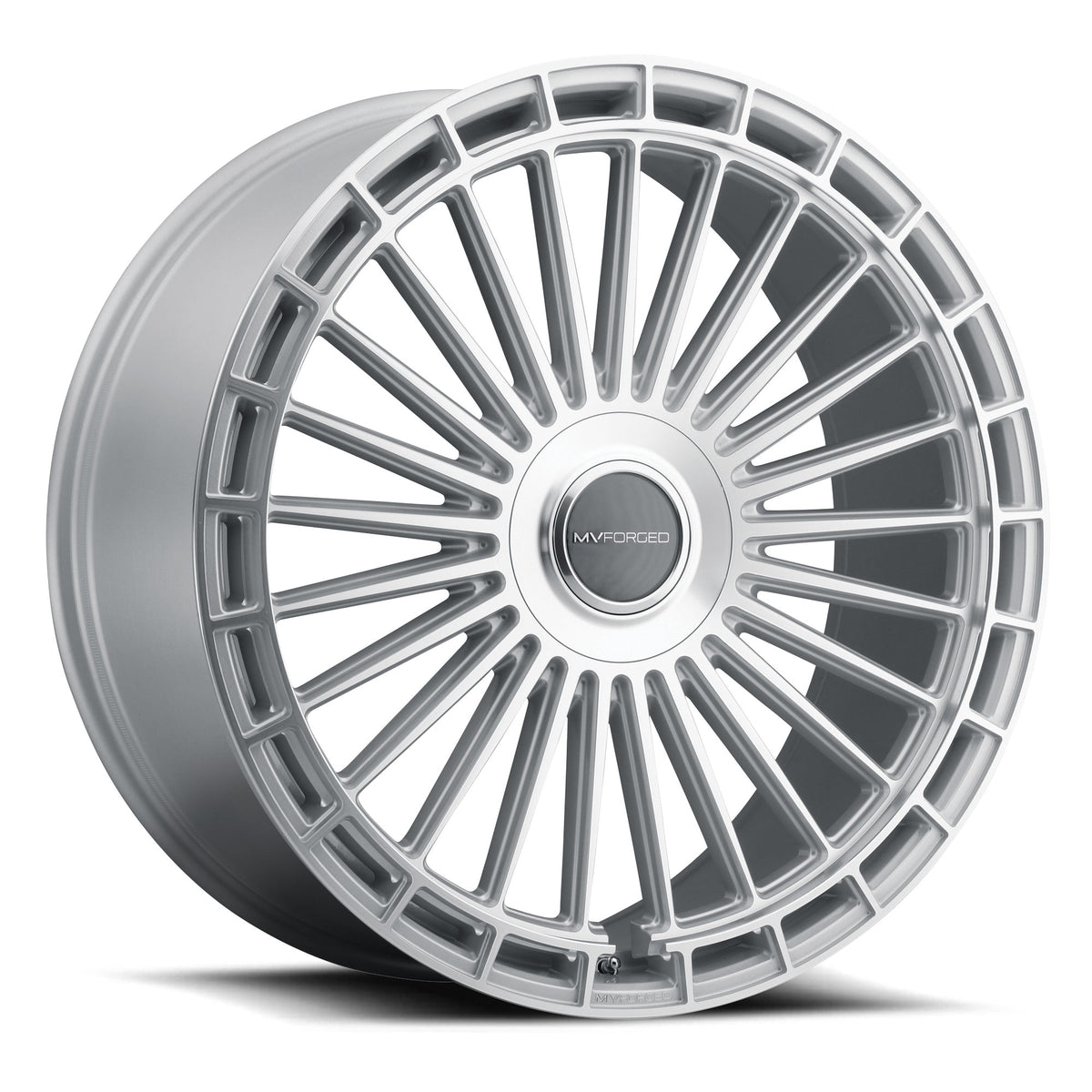 MV Forged MVF40 Vertical Forged Wheel in Diamond Silver