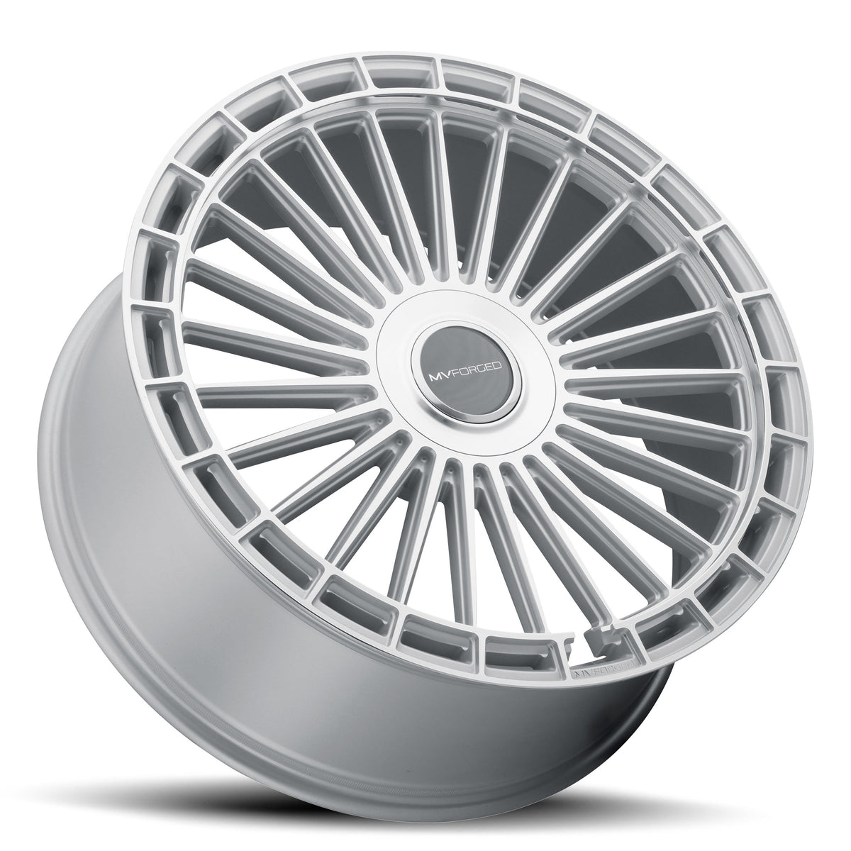 MV Forged MVF40 Vertical Forged Wheel in Diamond Silver