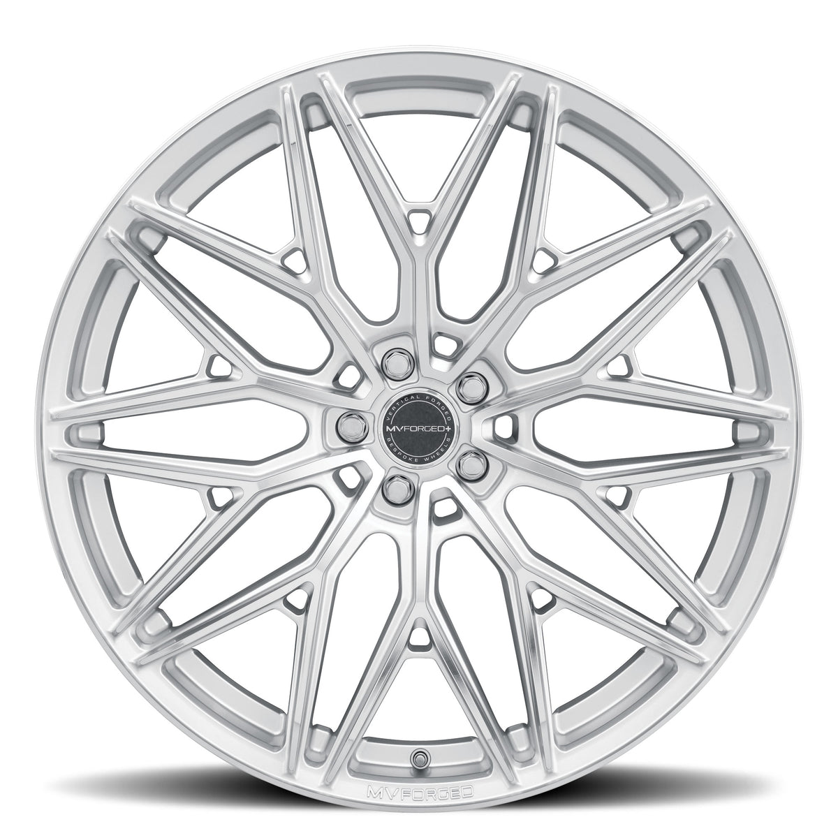 MV Forged MVF2 Vertical Forged Wheel in Diamond Silver