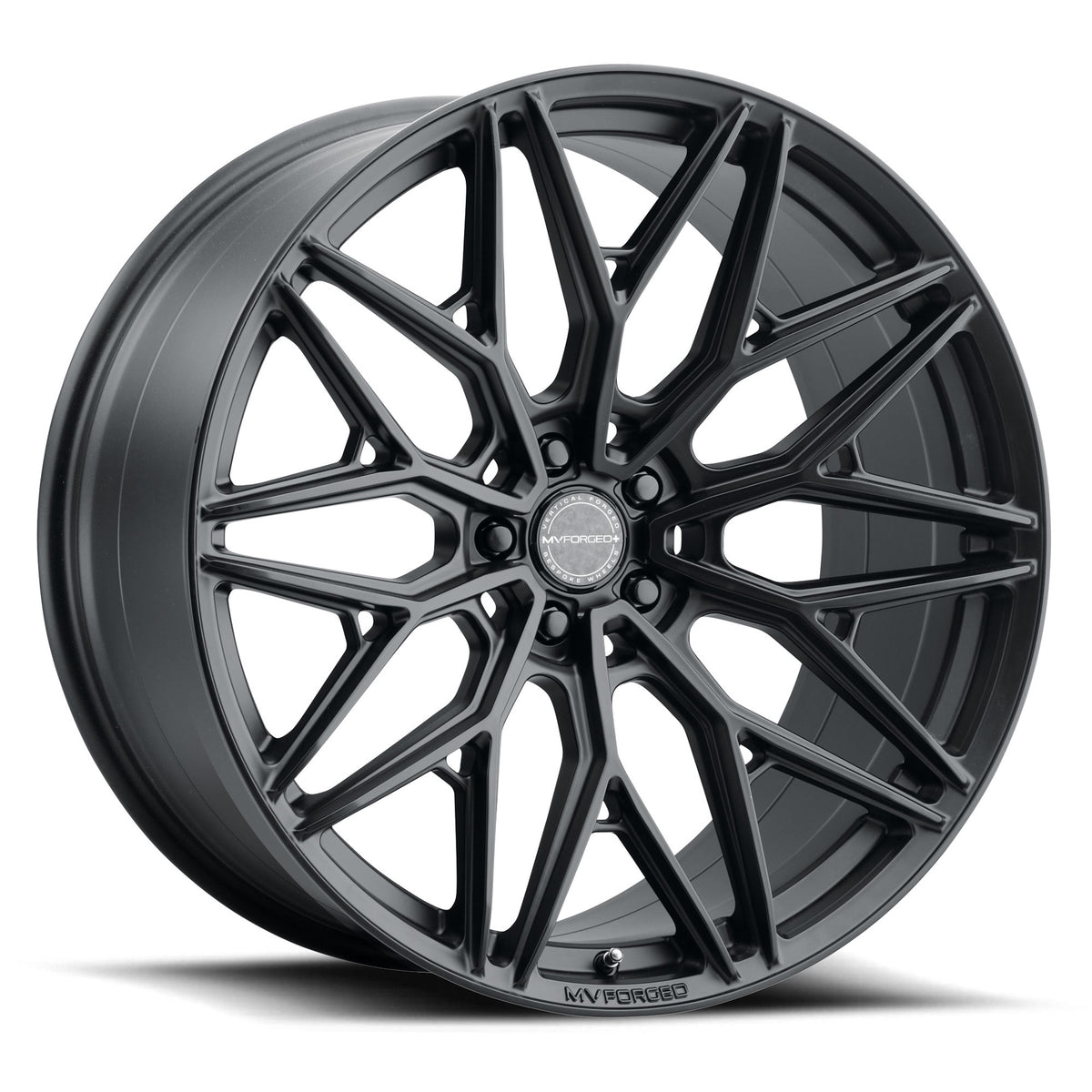 MV Forged MVF2 Vertical Forged Wheel in Satin Black