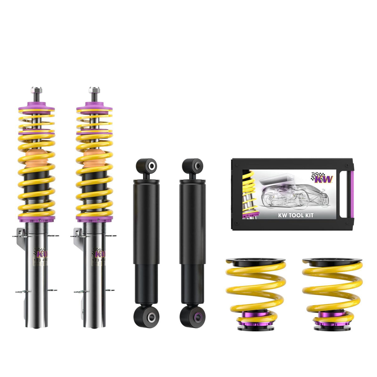 KW Coilover Kit V1 for 10/1998+ Audi TT (8N3)