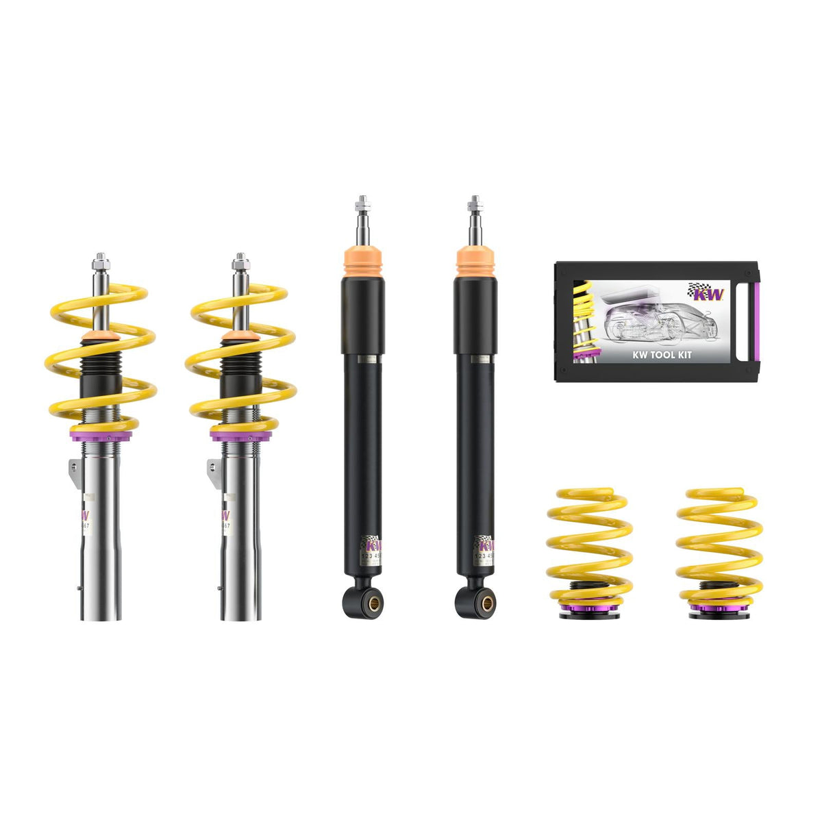 KW Coilover Kit V1 for 03/2014+ Mini (F56) w/ Deactivation For Electronic Dampers