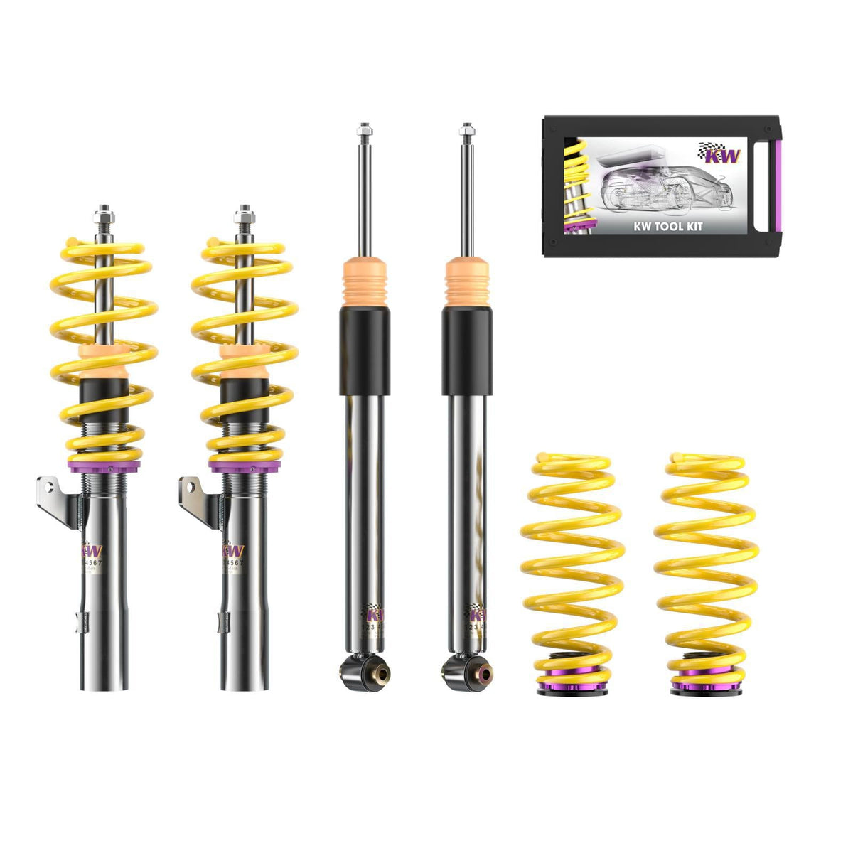 KW Coilover Kit V1 for 03/2014+ Seat Leon (5F1) w/ Deactivation For Electronic Dampers