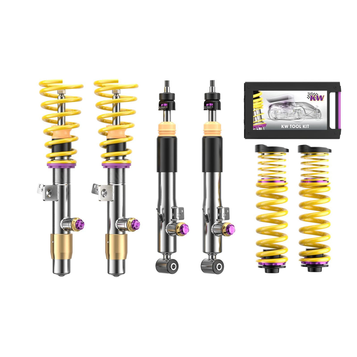 Coilover suspension V4 w/ Deactivation for Electronic Dampers