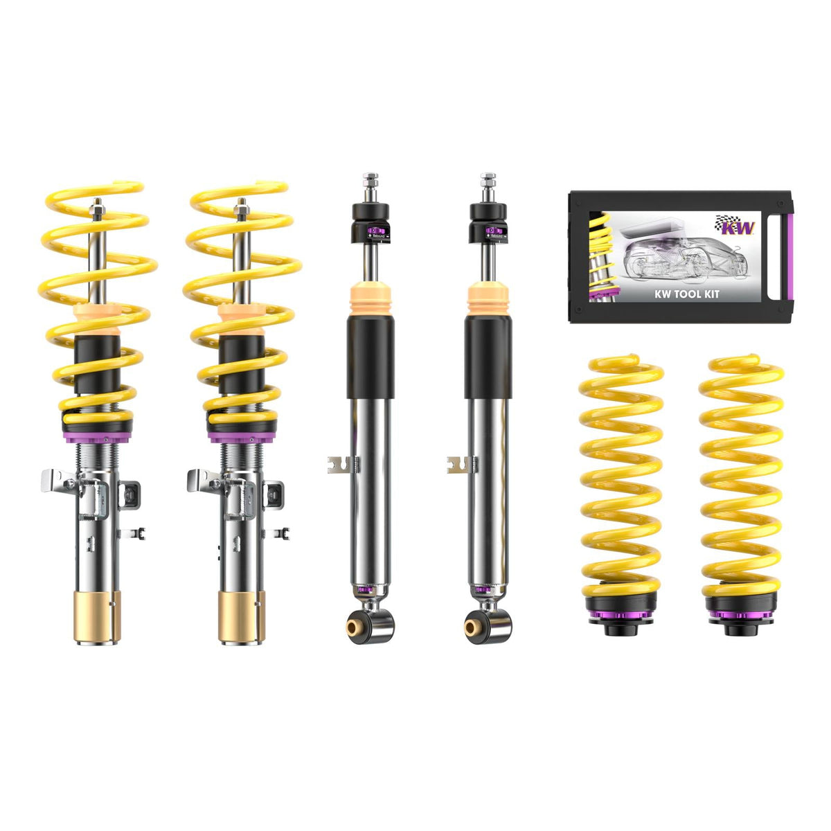 KW Suspension V3 Leveling (incl. deactivation for electronic dampers) for BMW 4 Gran Coupe (G26) 07/2021-