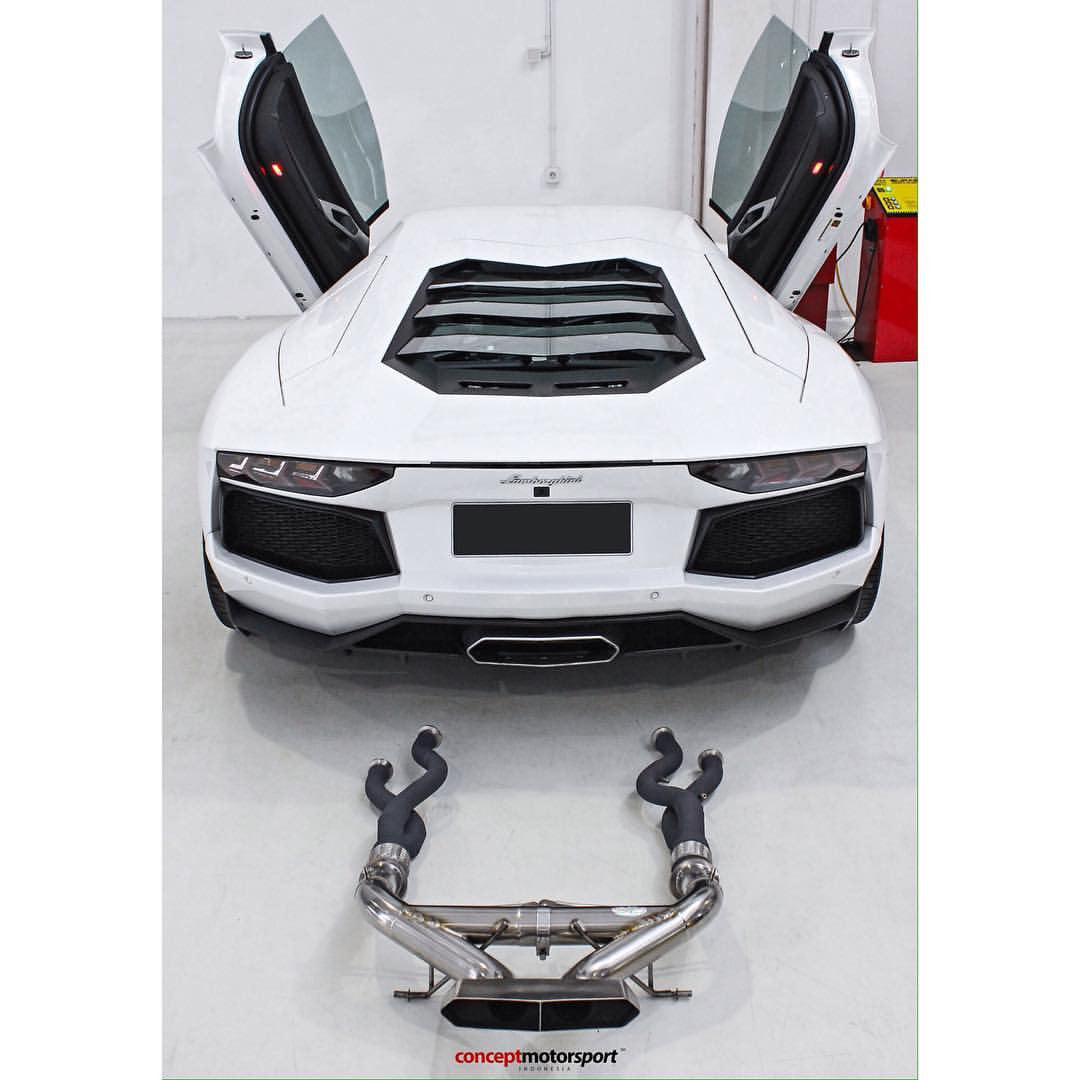 QuickSilver Catalyst Delete Pipes - Lamborghini Aventador LP700-4 (2011 on)