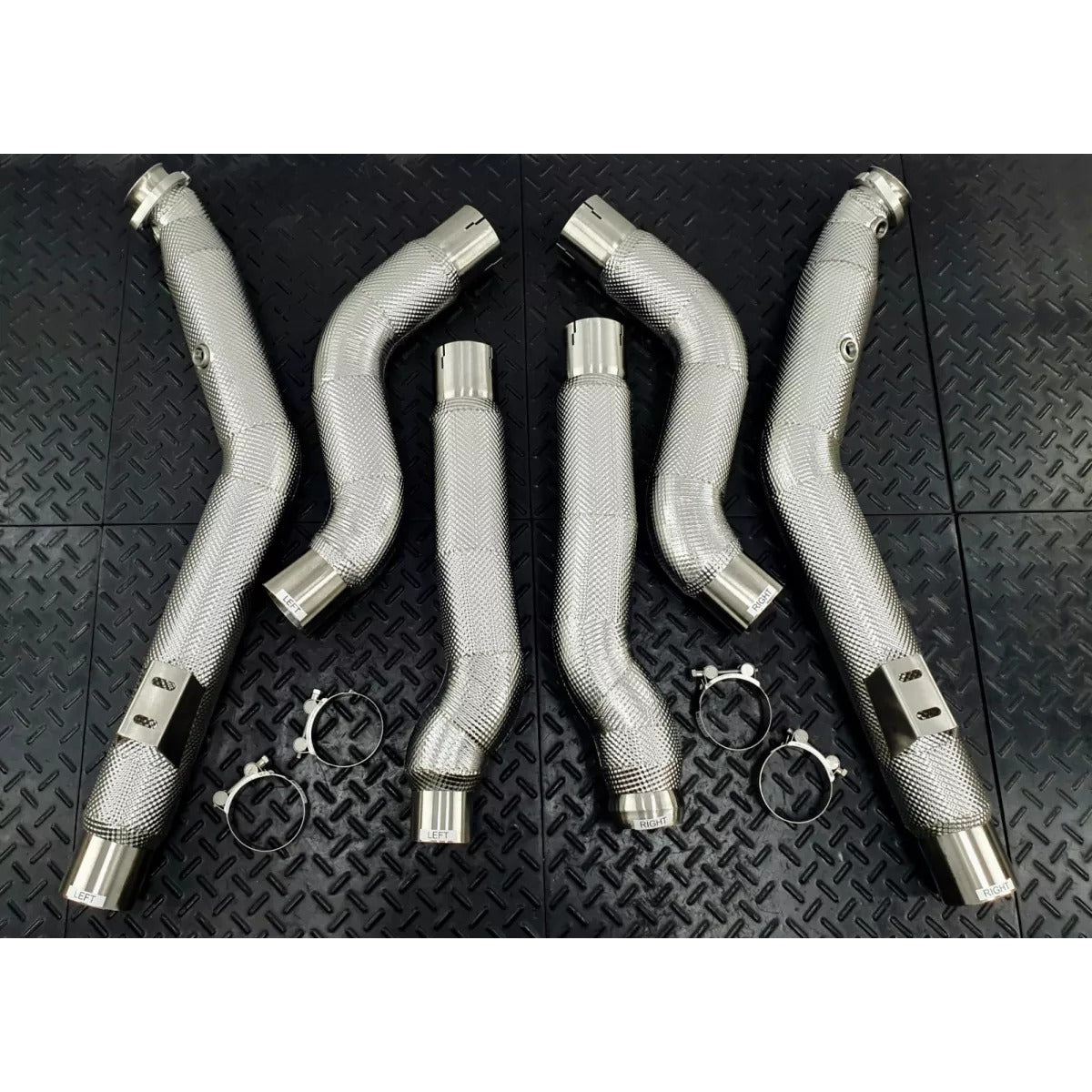 Redstar Mercedes E63 W212/CLS63 C218 Downpipes