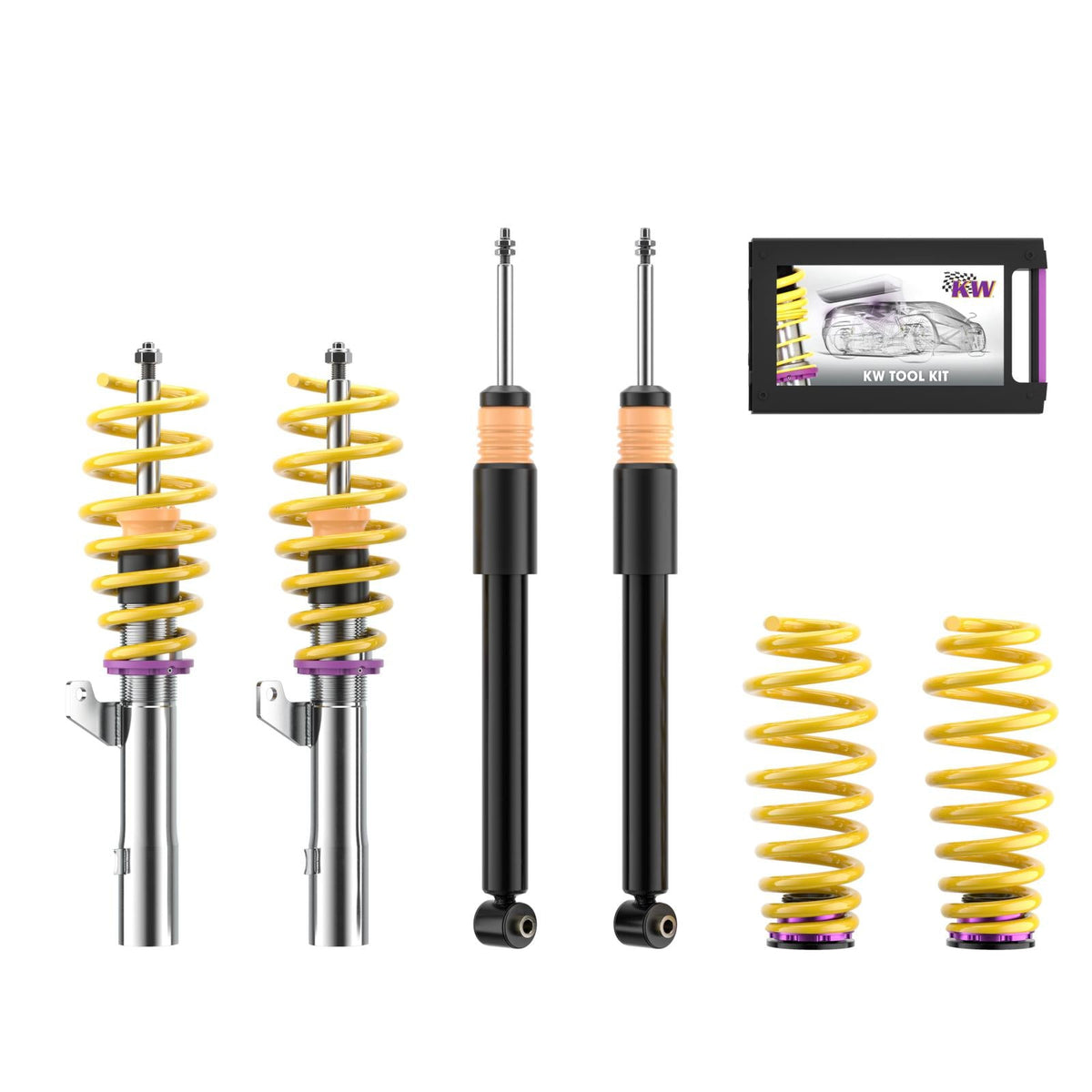 KW Coilover Kit V2 for 11/2012+ VW Golf VII (5G1, BQ1, BE1, BE2)