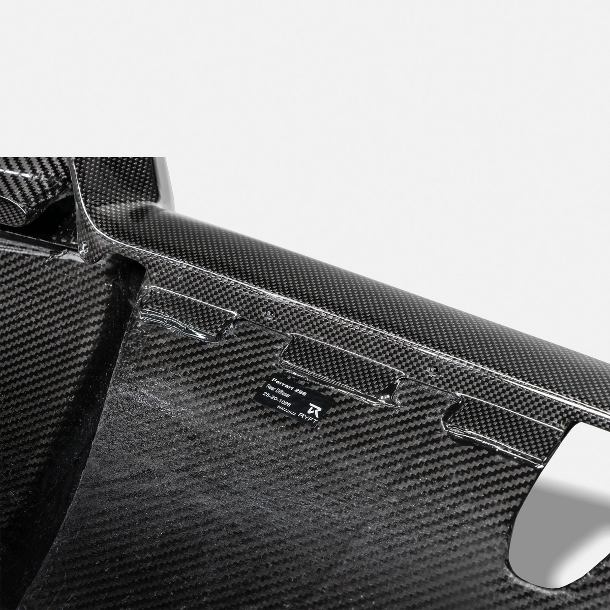 RYFT Carbon Fiber Rear Diffuser - Ferrari 296 GTB