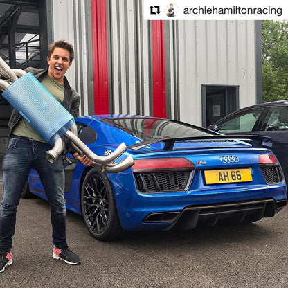 QuickSilver Titan Sport Exhaust with Sound Architect - Audi R8 V10 (2016-2019)