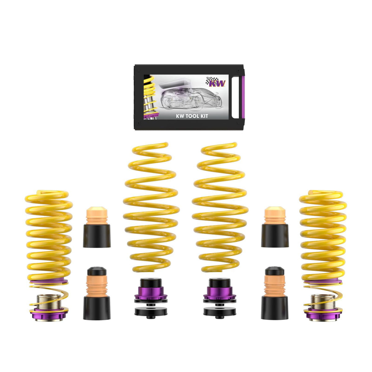 KW Height Adjustable Spring Kit for 08/2013+ Audi A7 Sportback (4GA, 4GF)
