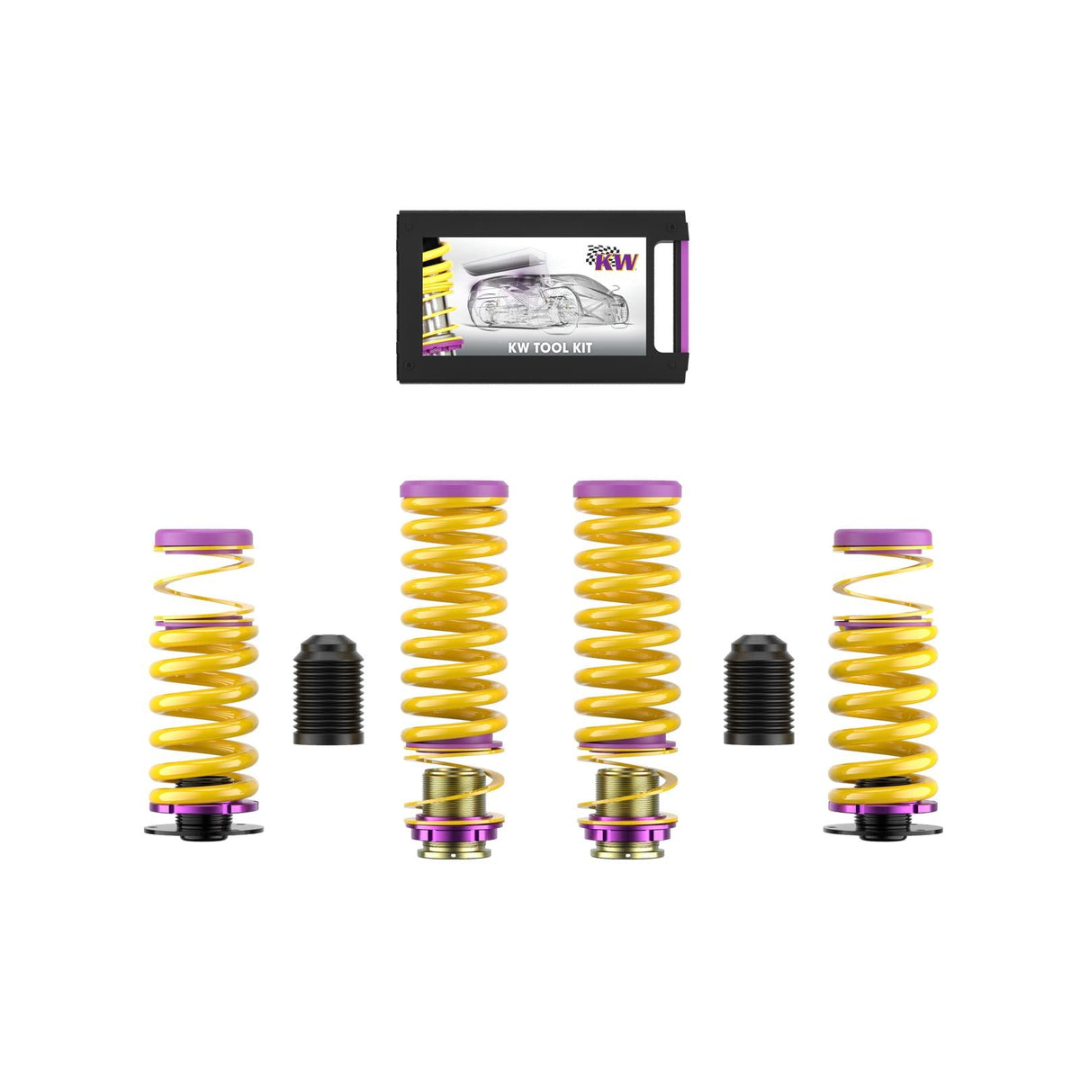 KW Height Adjustable Spring Kit for 02/2015+ Mercedes Benz C-Class (W205)