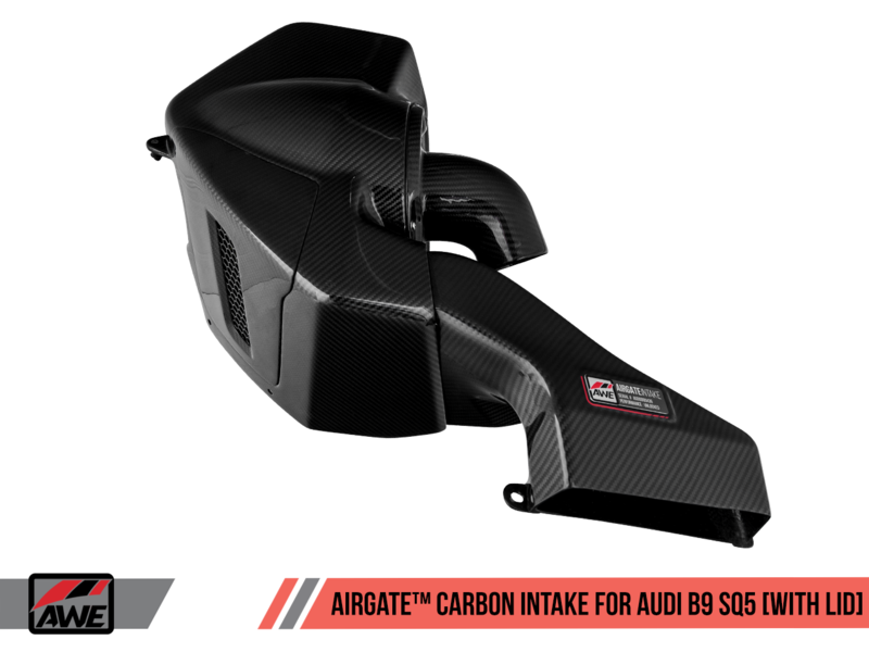 AWE Audi B9 SQ5 3.0T AirGate Carbon Fiber Intake w/ Lid