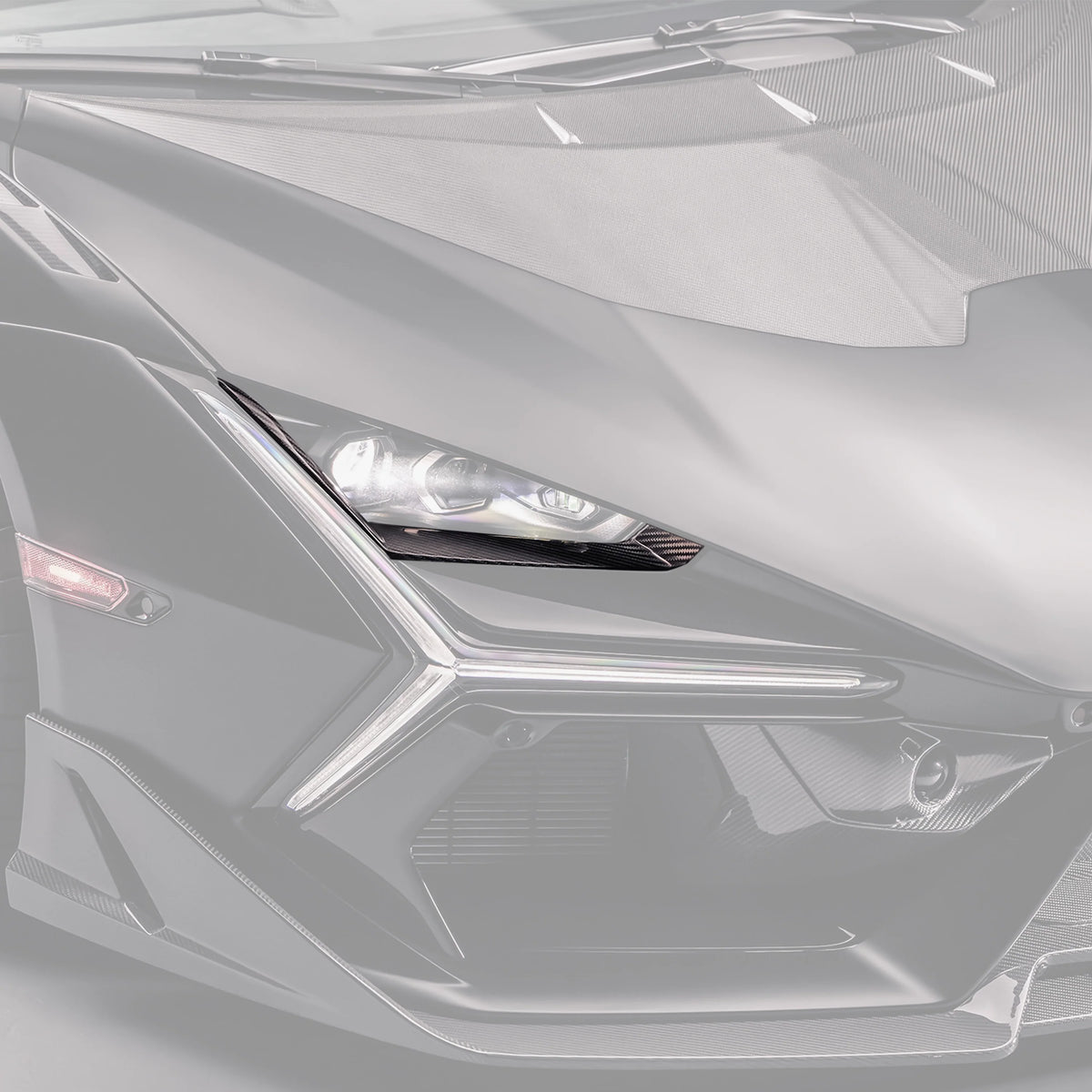 RYFT Carbon Fiber Headlight Light Cover - Lamborghini Revuelto