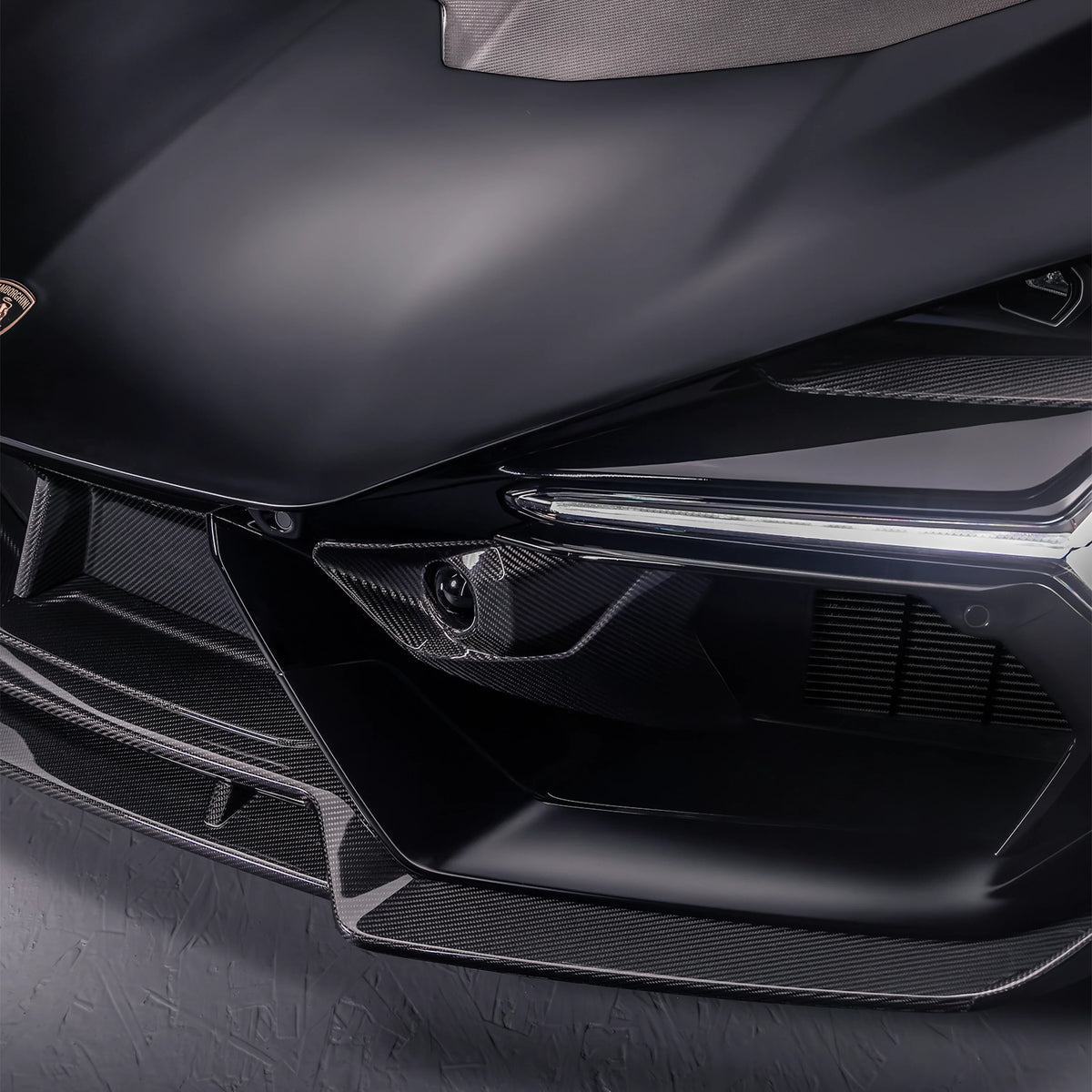 RYFT Carbon Fiber Front Radar Covers - Lamborghini Revuelto