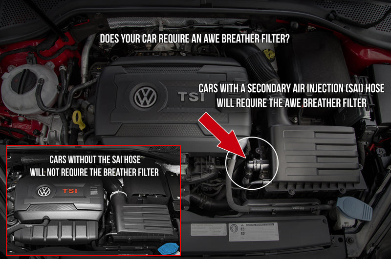 AWE S-FLO Breather Filter VW/Audi 2.0T