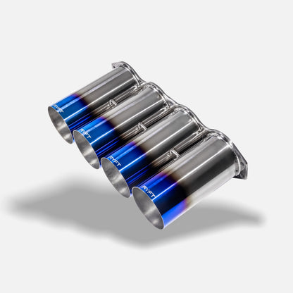RYFT Titanium Race Exhaust w/ Burnt Titanium Tips - McLaren 765LT