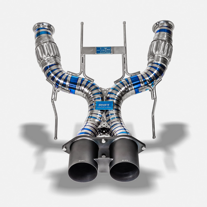 RYFT Titanium Race Exhaust w/ Satin Black Tip - McLaren 750S