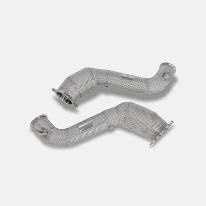 RYFT Performance Downpipe w/ Kevlar Heat Shield - McLaren 765LT