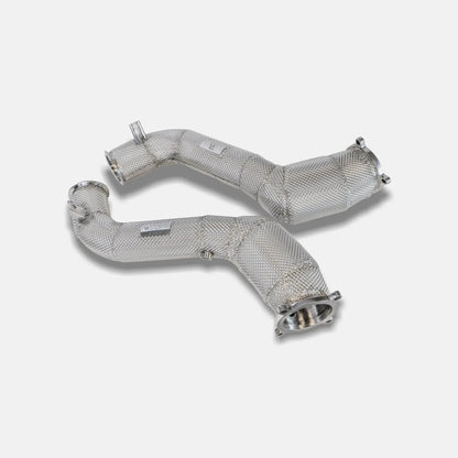 RYFT Performance Downpipe w/ Kevlar Heat Shield - McLaren 765LT