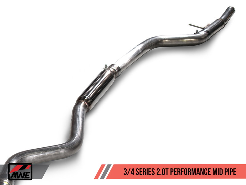 AWE BMW F30 340i Performance Mid Pipe